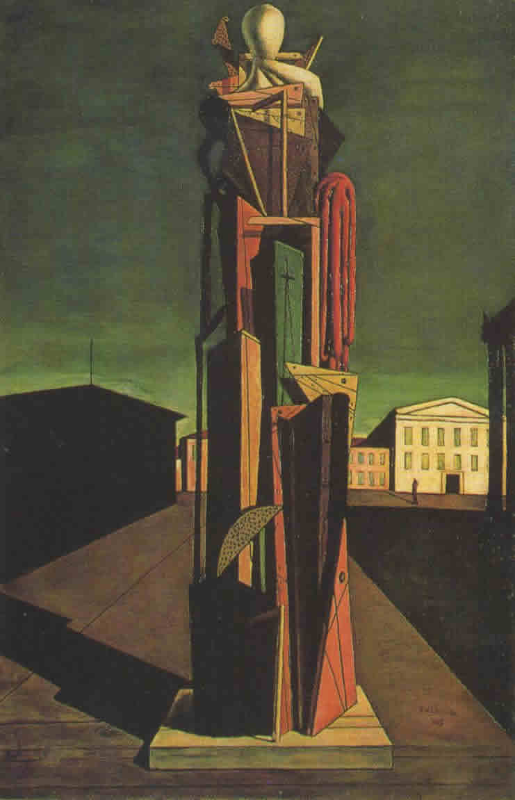 The Great Metaphysician, Giorgio de Chirico, 1917