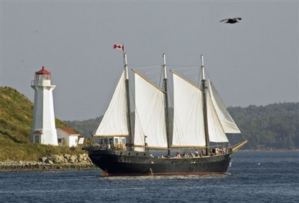 Tall Ship Silva in Halifax Harbour