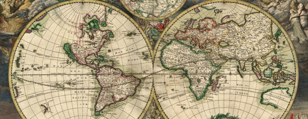 World Map 1689 Hopos The International Society For History Of